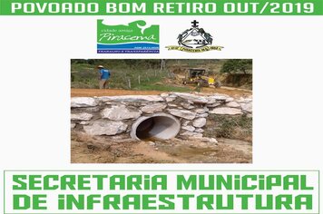 Foto - OBRAS POVOADO DO BOM RETIRO, GEADA, SOBRADINHO E MANDEMBO.